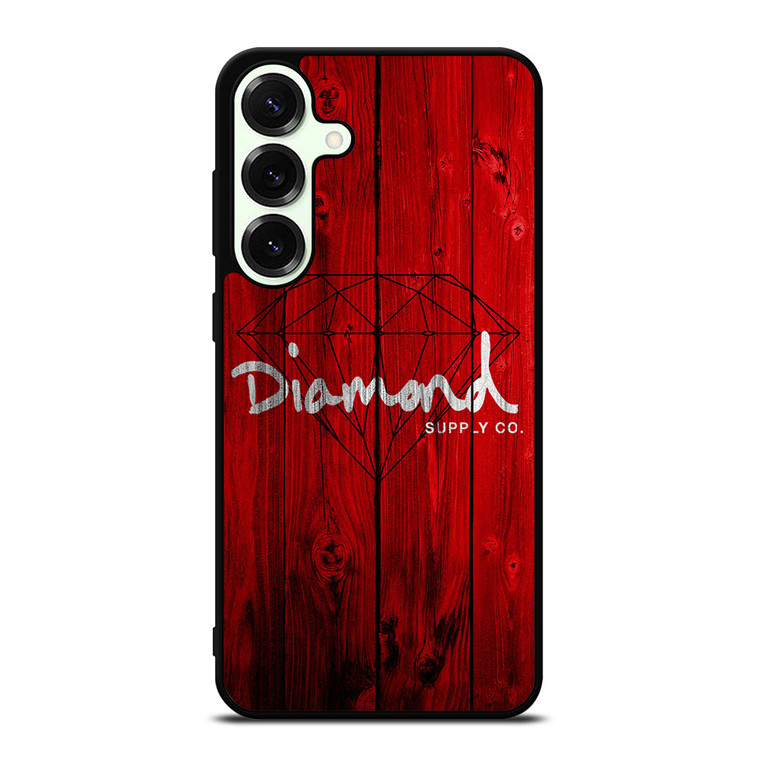 DIAMOND SUPPLY CO WOODEN RED Samsung Galaxy S25 Plus Case Cover