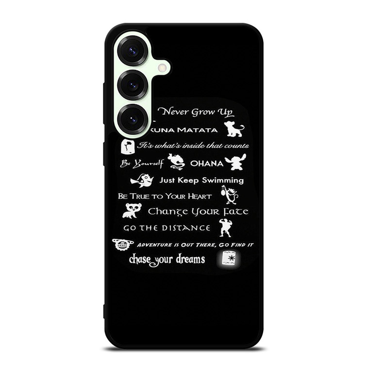 DISNEY LESSONS BLACK Samsung Galaxy S25 Plus Case Cover