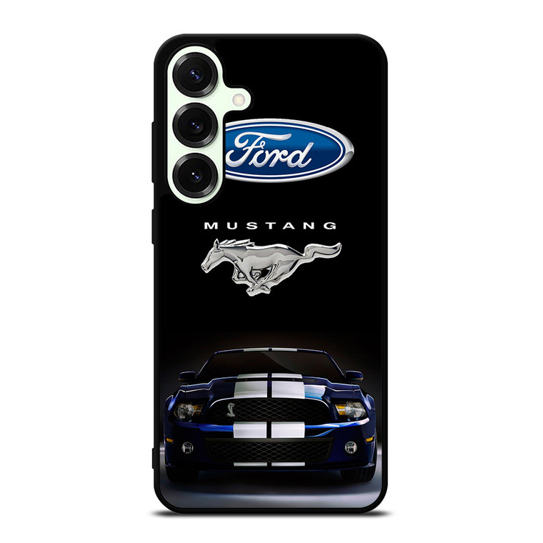 FORD MUSTANG CAR BLUE Samsung Galaxy S25 Plus Case Cover