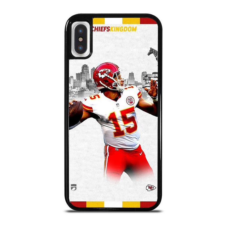 KANSAS CITY PATRICK MAHOMES NFL FOOTBALL iPhone X / XS Case Cover