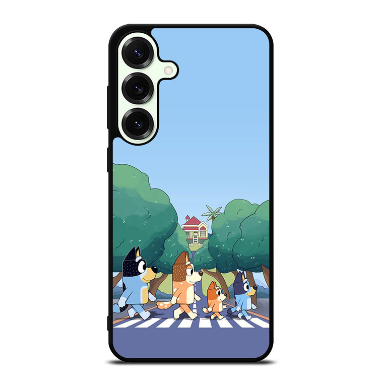 HEELERS FAMILY BLUEY CARTOON ABBEY ROAD Samsung Galaxy S25 Plus Case Cover
