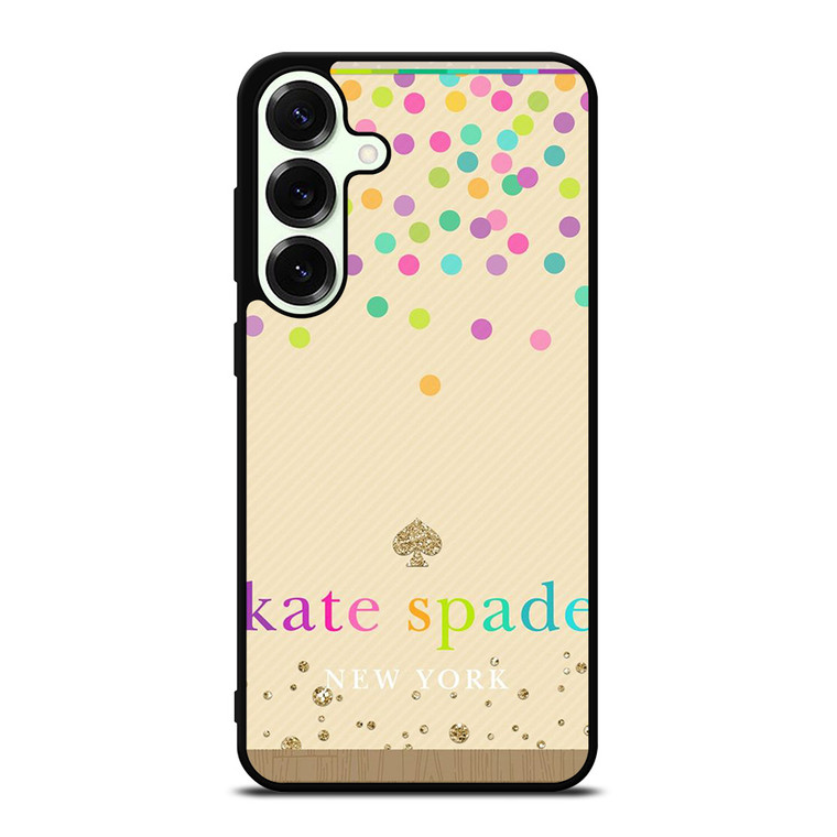 KATE SPADE NEW YORK LOGO COLORFUL POLKADOTS Samsung Galaxy S25 Plus Case Cover