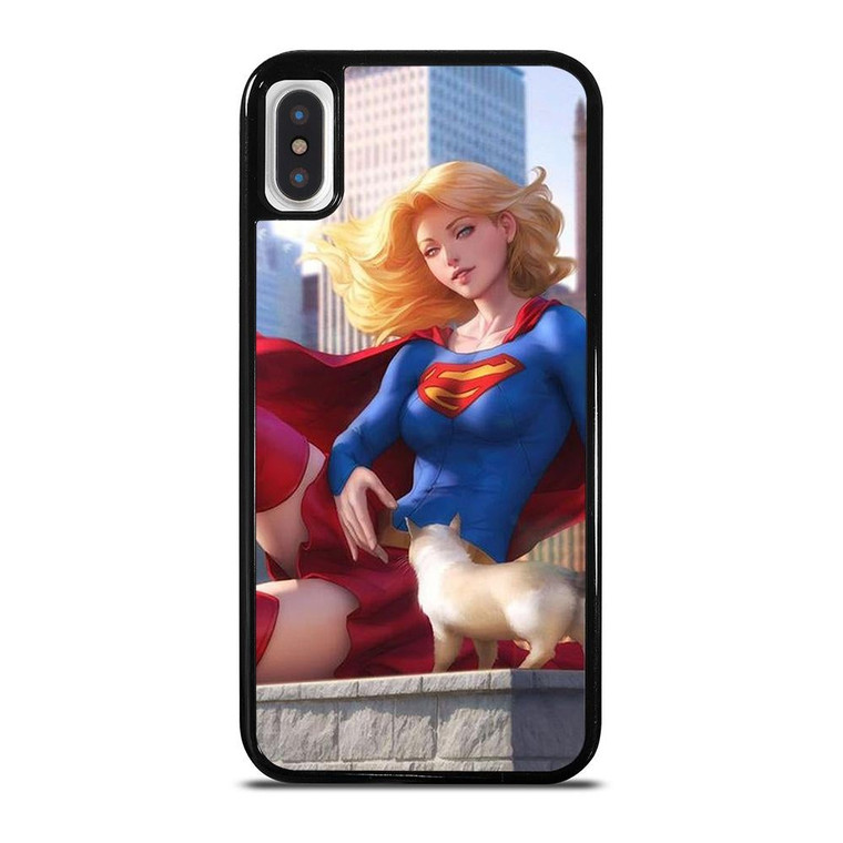 SUPERGIRL  DC CARTOON iPhone X / XS Case Cover