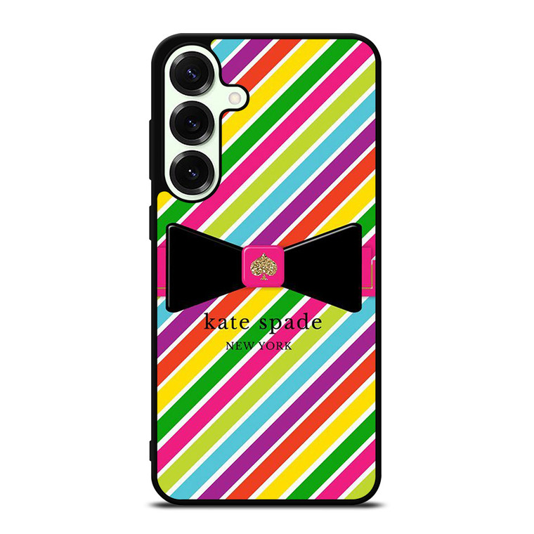 KATE SPADE NEW YORK LOGO STRIPE RIBBON ICON Samsung Galaxy S25 Plus Case Cover