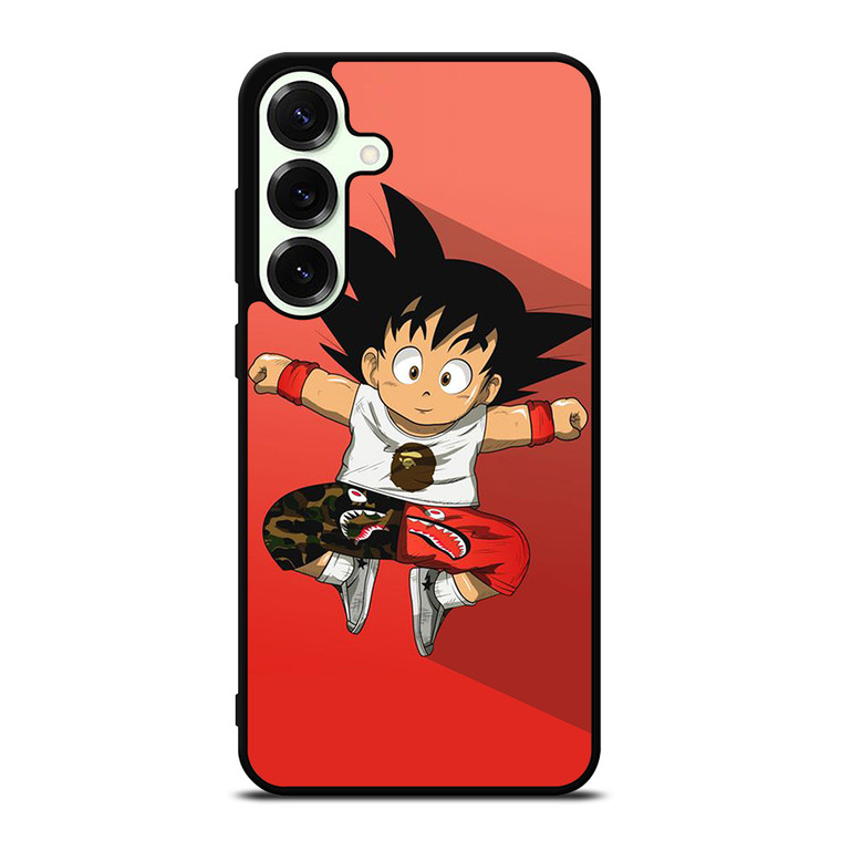 LITTLE SON GOKU CAMO BAPE SHARK Samsung Galaxy S25 Plus Case Cover