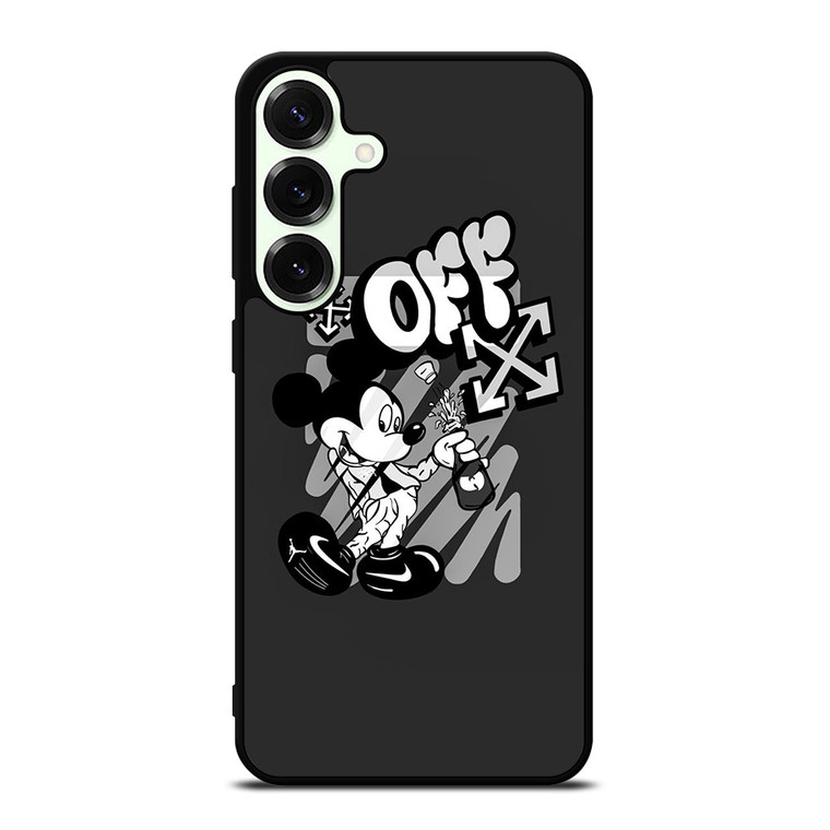 MICKEY MOUSE OFF WHITE LOGO Samsung Galaxy S25 Plus Case Cover