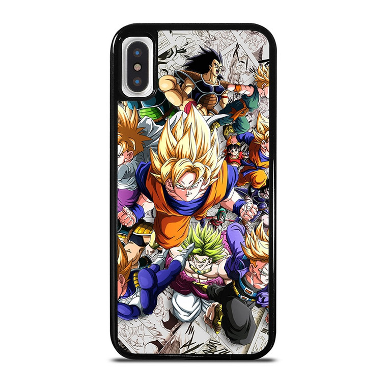 ALL SAIYAN DRAGON BALL iPhone X / XS Case Cover