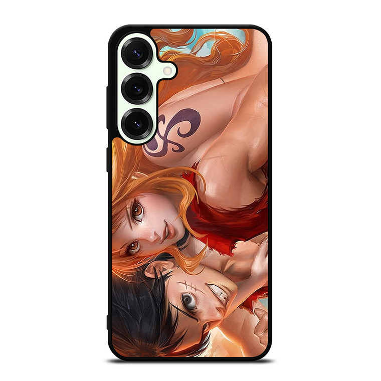 NAMI AND LUFFY ONE PIECE ROMANCE Samsung Galaxy S25 Plus Case Cover