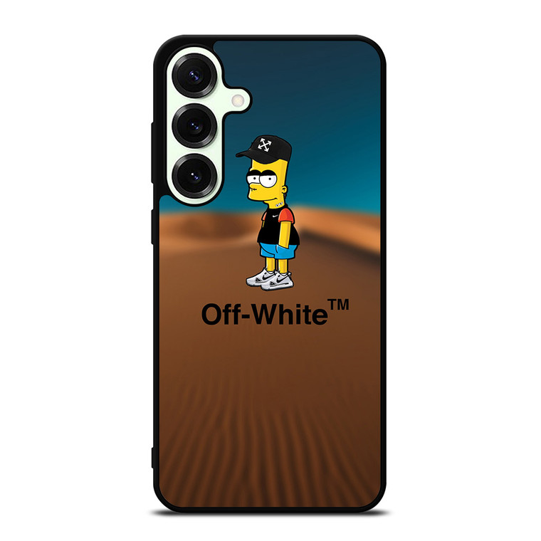OFF WHITE BART SIMPSONS Samsung Galaxy S25 Plus Case Cover