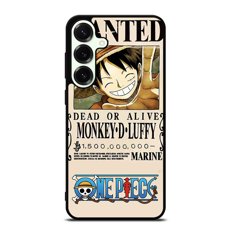 ONE PIECE LUFFY WANTED Samsung Galaxy S25 Plus Case Cover
