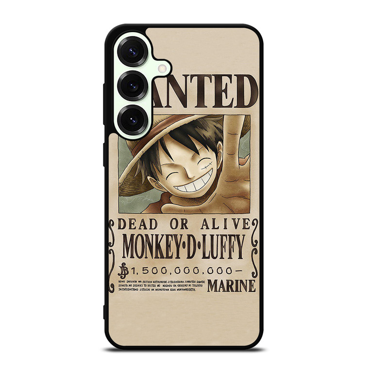 ONE PIECE MONKEY D LUFFY WANTED Samsung Galaxy S25 Plus Case Cover