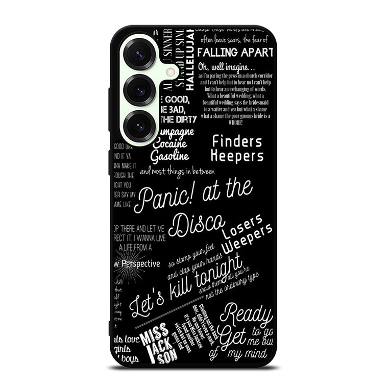 PANIC AT THE DISCO LYRIC Samsung Galaxy S25 Plus Case Cover