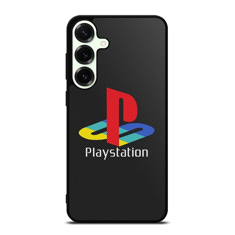PLAYSTATION PS CARBON Samsung Galaxy S25 Plus Case Cover