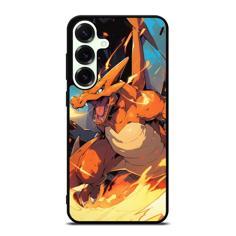 POKEMON CHARIZAR POCKET MONSTERS ART Samsung Galaxy S25 Plus Case Cover