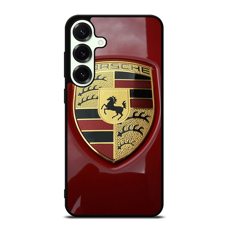 PORSCHE LOGO EMBLEM RED Samsung Galaxy S25 Plus Case Cover