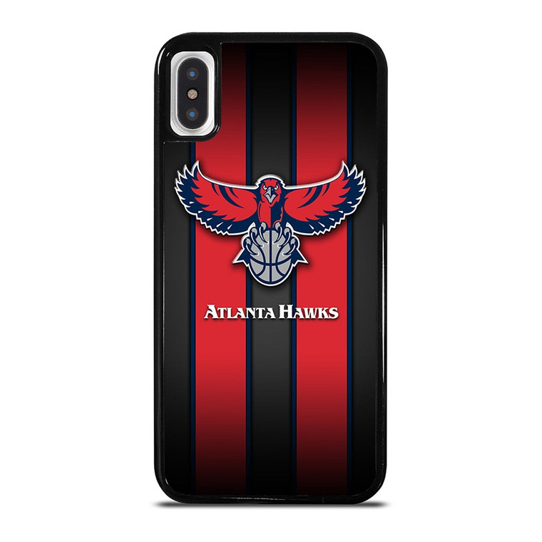ATLANTA HAWKS STRIPE LOGO iPhone X / XS Case Cover