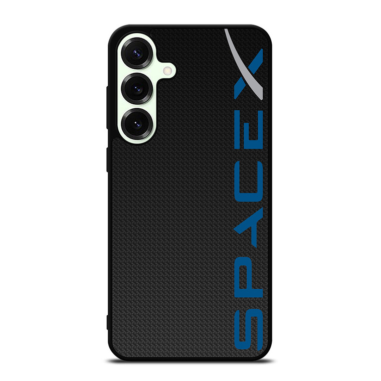SPACE X LOGO CARBON Samsung Galaxy S25 Plus Case Cover