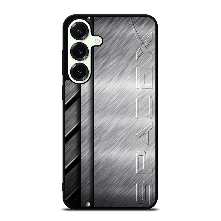 SPACE X LOGO METAL PLATE Samsung Galaxy S25 Plus Case Cover