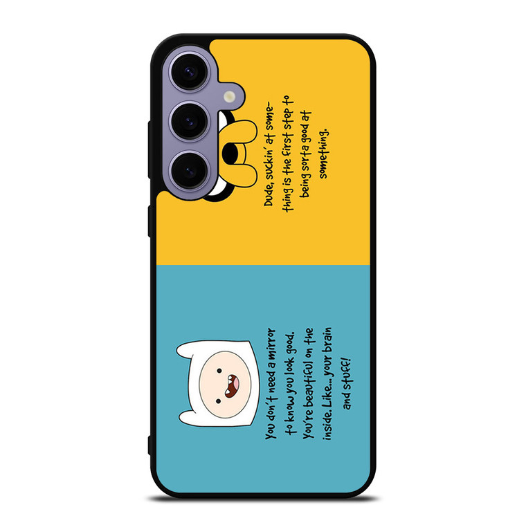 ADVENTURE TIME QUOTE Samsung Galaxy S24 Plus Case Cover