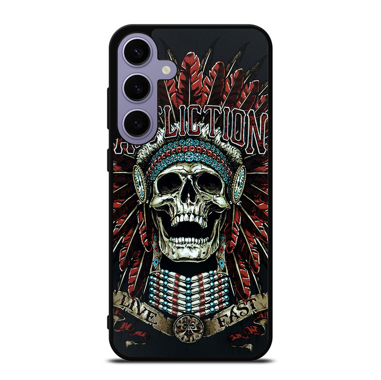 AFFLICTION SKULL INDIAN Samsung Galaxy S24 Plus Case Cover