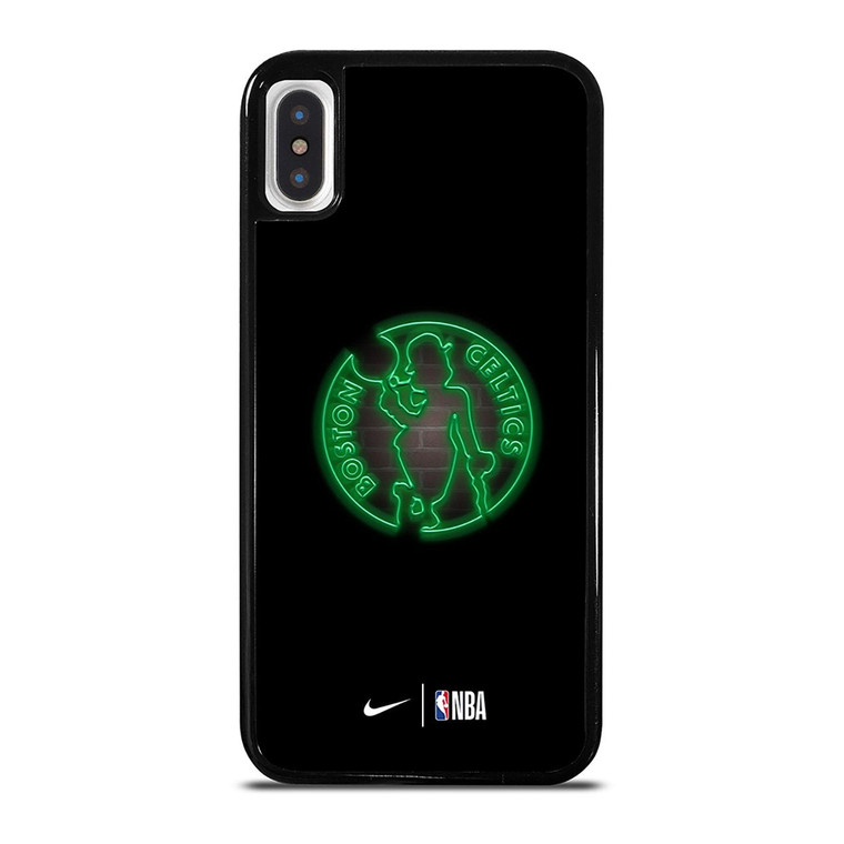 BOSTON CELTICS NEON NIKE NBA iPhone X / XS Case Cover