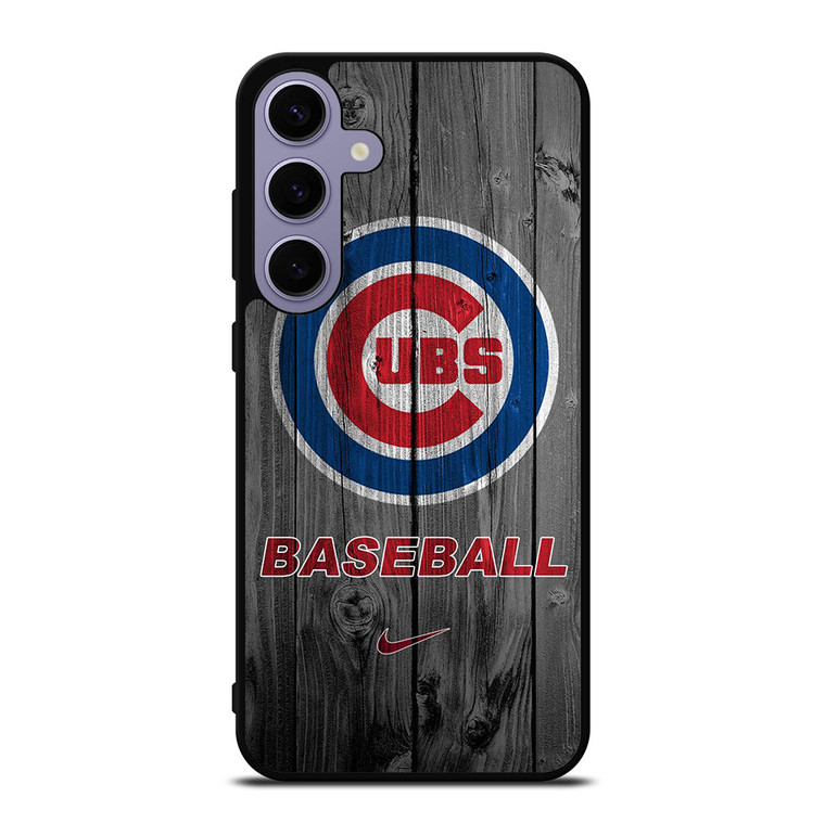 CHICAGO CUBS WOODEN LOGO Samsung Galaxy S24 Plus Case Cover