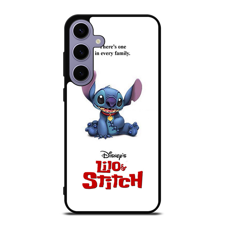 DISNEY LILO AND STITCH WHITE Samsung Galaxy S24 Plus Case Cover