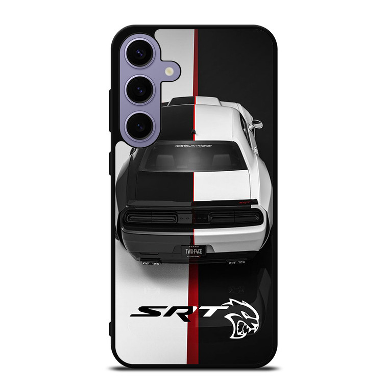 DODGE SRT BLACK WHITE Samsung Galaxy S24 Plus Case Cover