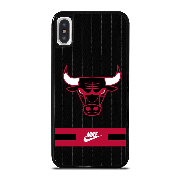 CHICAGO BULLS NIKE STRIPE iPhone X / XS Case Cover