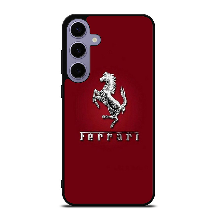 FERRARI LOGO SILVER EMBLEM Samsung Galaxy S24 Plus Case Cover