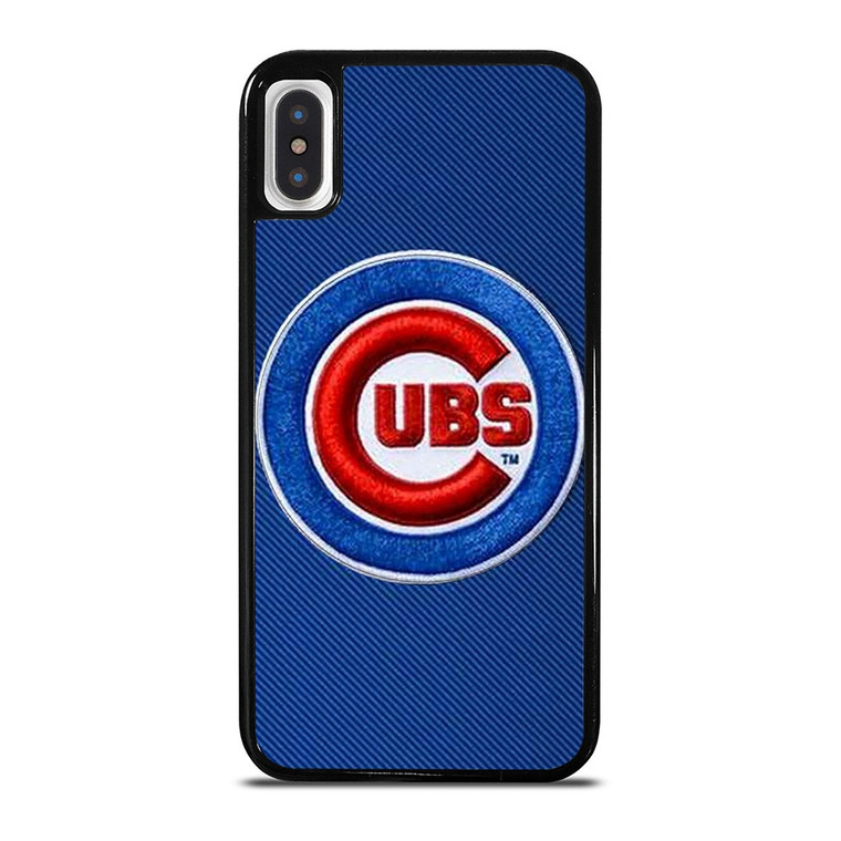 CHICAGO CUBS EMBOIRED LOGO iPhone X / XS Case Cover