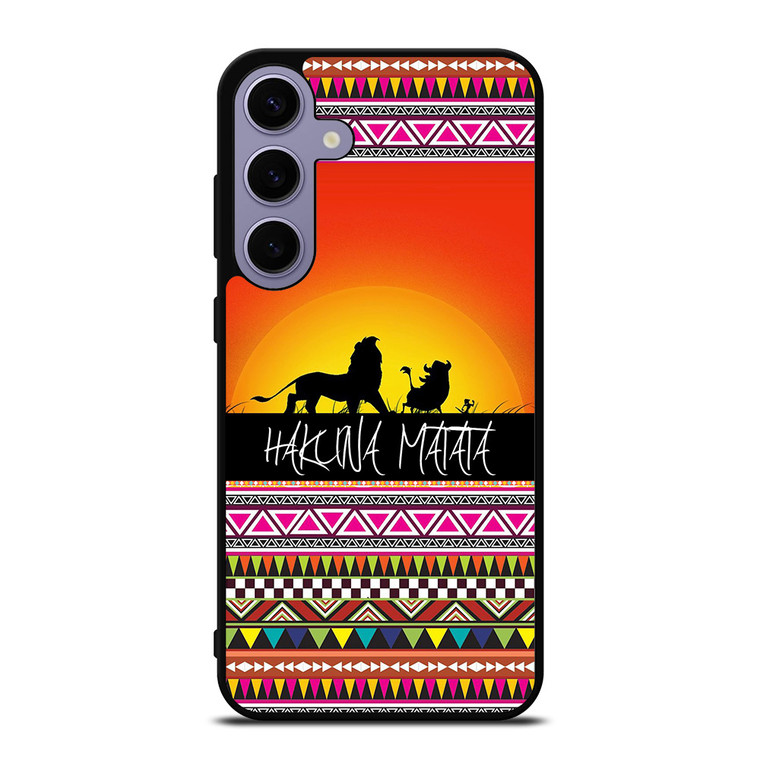 HAKUNA MATATA LION KING SUNSET AZTEC Samsung Galaxy S24 Plus Case Cover