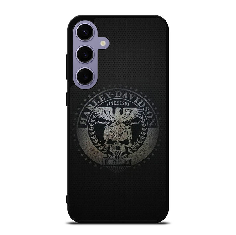 HARLEY DAVIDSON MOTORCYCLES COMPANY CARBON LOGO Samsung Galaxy S24 Plus Case Cover