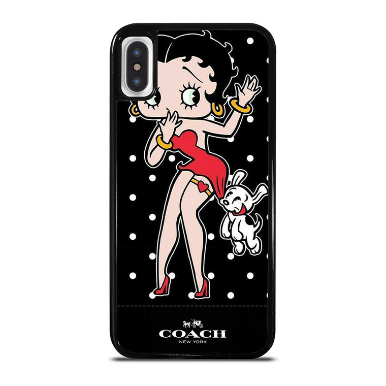 COACH NEW YORK X SEXY BETTY BOOP iPhone X / XS Case Cover