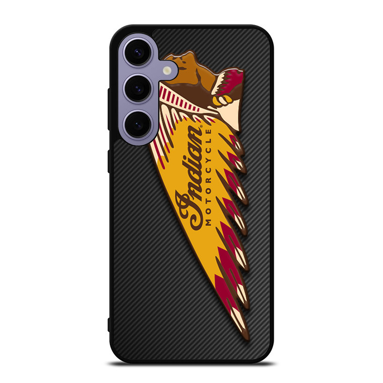 INDIAN MOTOR CYCLE CARBON LOGO Samsung Galaxy S24 Plus Case Cover
