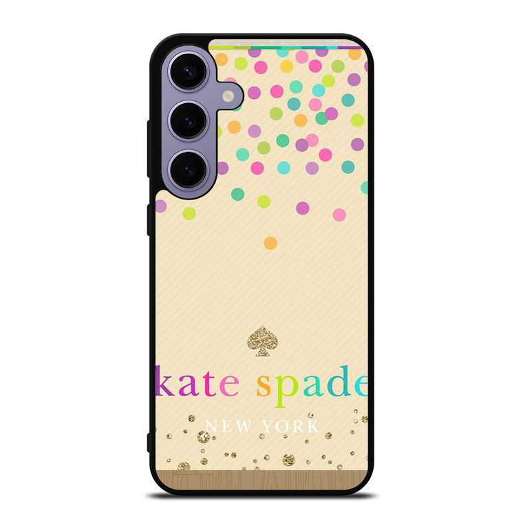 KATE SPADE NEW YORK LOGO COLORFUL POLKADOTS Samsung Galaxy S24 Plus Case Cover