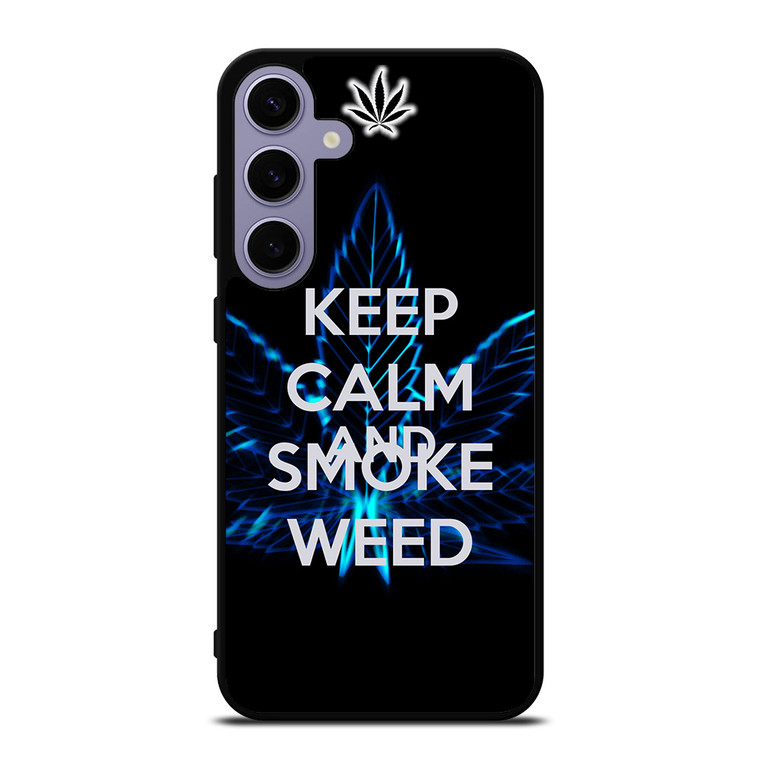 KEEP CALM AND SMOKE WEED Samsung Galaxy S24 Plus Case Cover