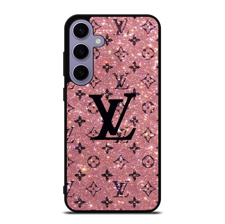 LOUIS VUITTON LV LOGO PINK SPARKLE Samsung Galaxy S24 Plus Case Cover