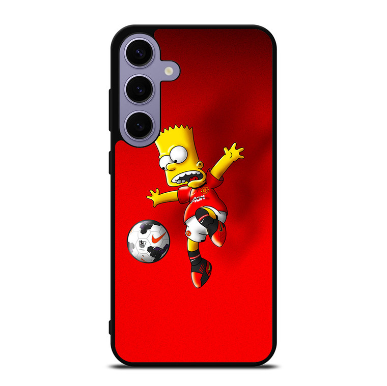 MANCHESTER UNITED BART SIMPSON Samsung Galaxy S24 Plus Case Cover