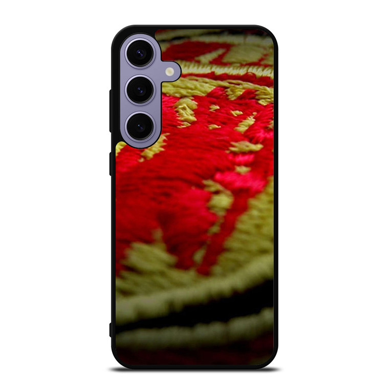 MANCHESTER UNITED EMBOIDERED LOGO Samsung Galaxy S24 Plus Case Cover