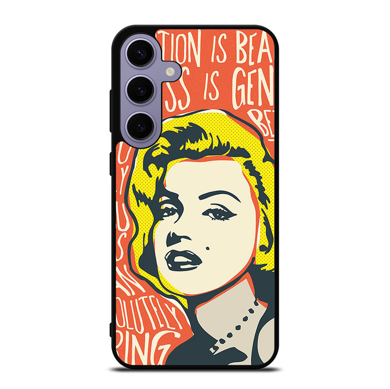 MARILYN MONROE ART QUOTE Samsung Galaxy S24 Plus Case Cover