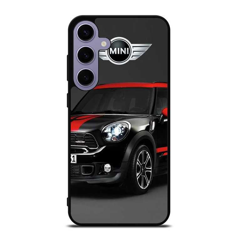 MINI COOPER CAR BLACK Samsung Galaxy S24 Plus Case Cover