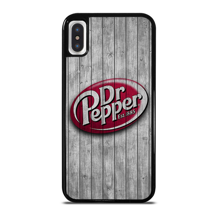 DR PEPPER WOODEN LOGO iPhone X / XS Case Cover