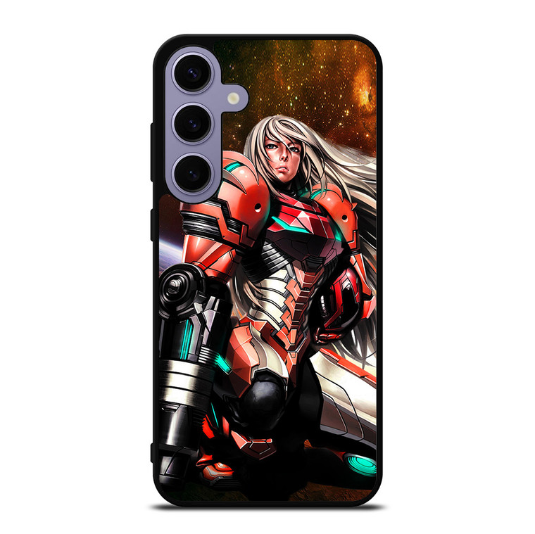 SAMUS ARAN METROID-Recovered Samsung Galaxy S24 Plus Case Cover