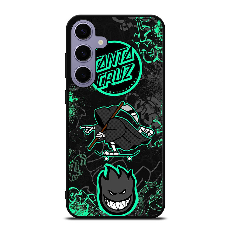 SANTA CRUZ SKATEBOARD GRIM REAPER Samsung Galaxy S24 Plus Case Cover