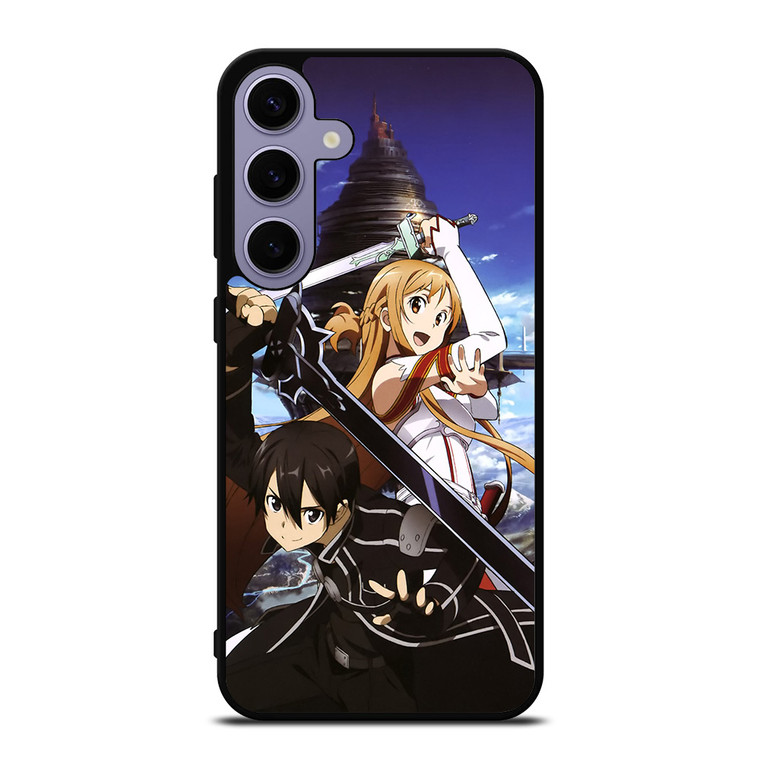 SAO SWORD ART ONLINE KIRITO AND ASUNA Samsung Galaxy S24 Plus Case Cover