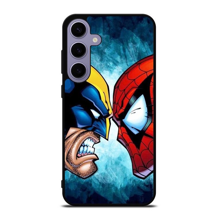 SPIDERMAN VS WOLVERINE MARVEL COMICS Samsung Galaxy S24 Plus Case Cover