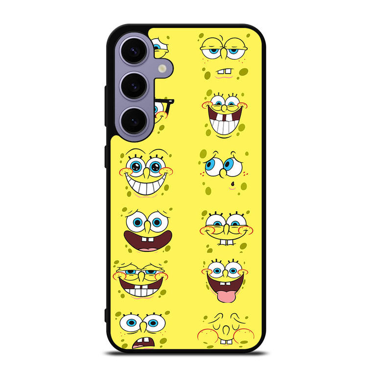 SPONGE BOB MOOD FACE Samsung Galaxy S24 Plus Case Cover