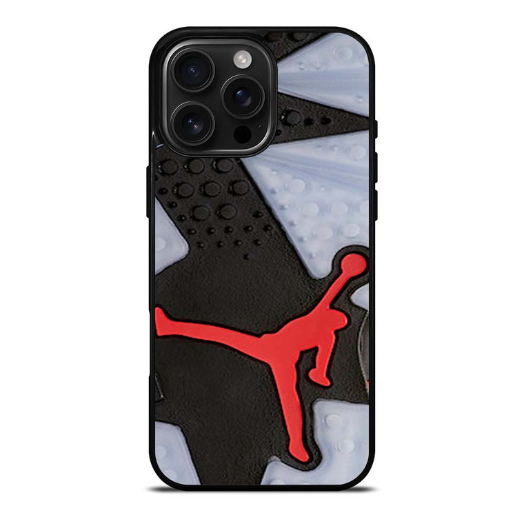 AIR JORDAN NIKE LOGO RED SOLE iPhone 16 Pro Max Case Cover