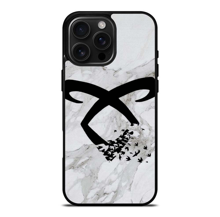 ANGELIC RUNE MARBLE iPhone 16 Pro Max Case Cover